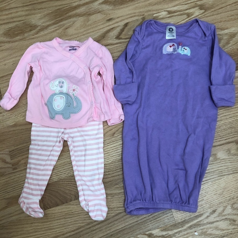 Gerber Baby Bundle Sleep Sack Elephant Outfit